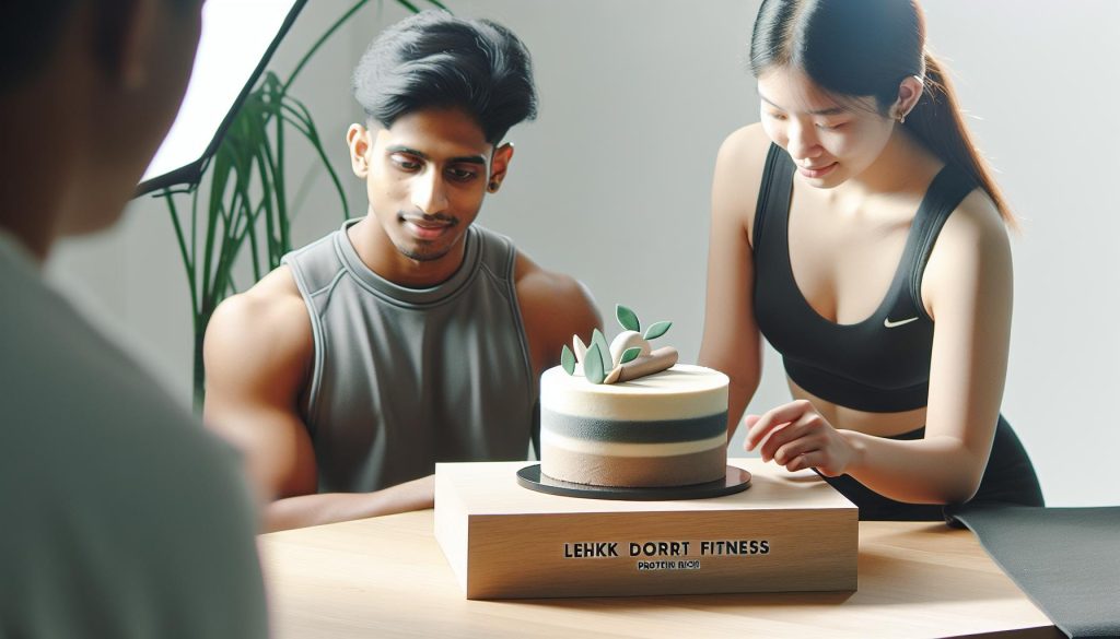 Lehký Dort Fitness: Nadýchaná Proteinová Sladkost​