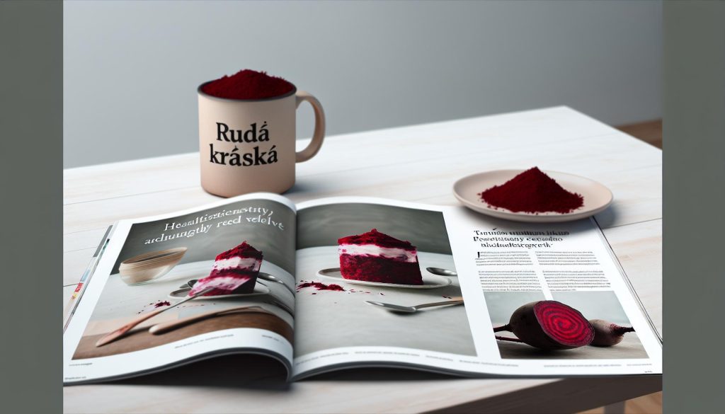Zdravý Hrnkový Dort Red Velvet z Řepy: Rudá Kráska