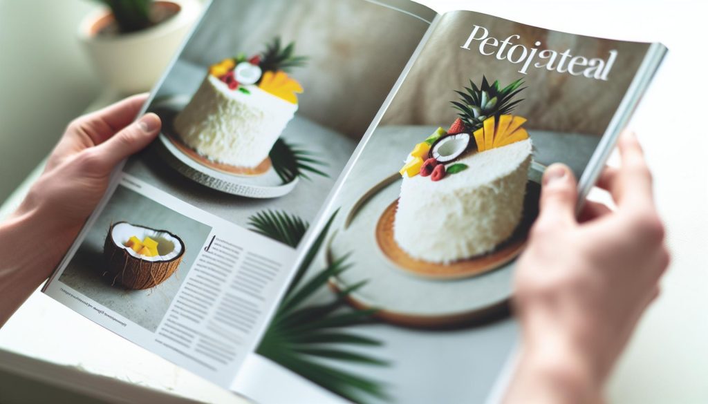 Kokosový vegan dort: Nadýchaný Tropický Řez Bez Viny​