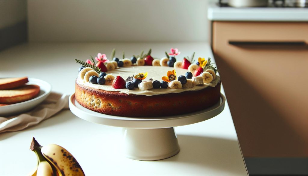 Banánový dort bez cukru recept: slavnostní verze pro děti​