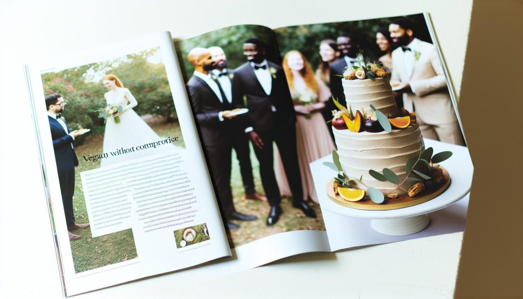 Vegan svatební dort: Elegantní Oslava Bez Kompromisů​