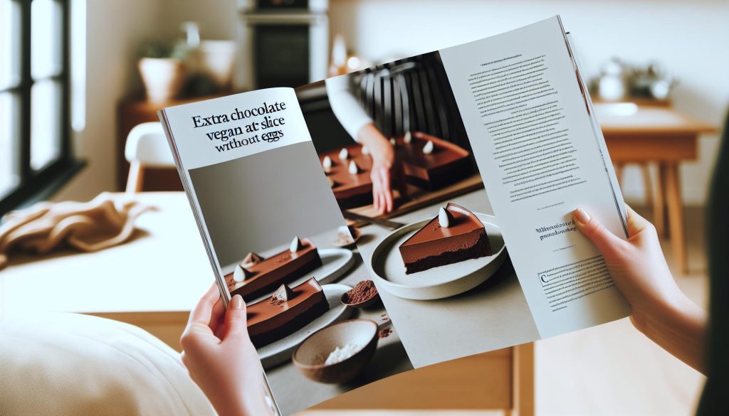 Vegan dort čoko: Extra Čokoládový Řez Bez Vajíček​