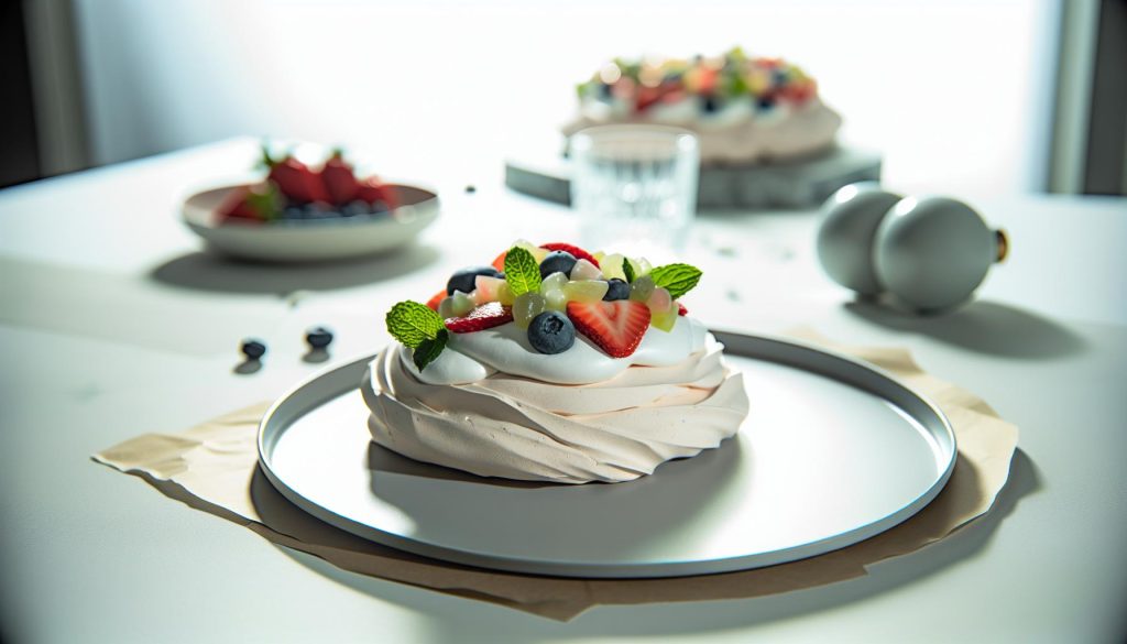 Pavlova raw dort: Nepečené Nadýchané Mlsání​