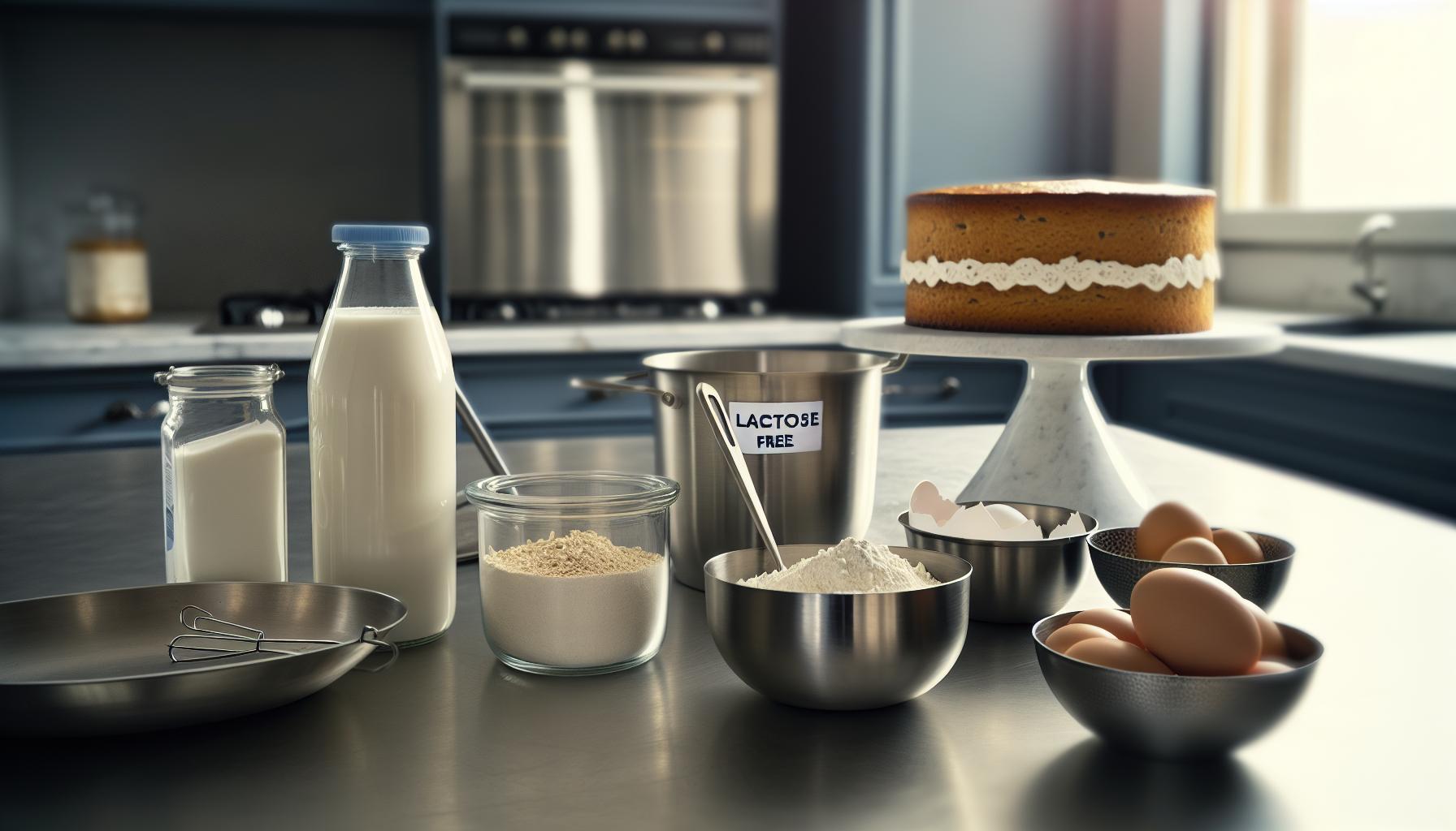 Bezlaktózové suroviny pro dokonalý dort