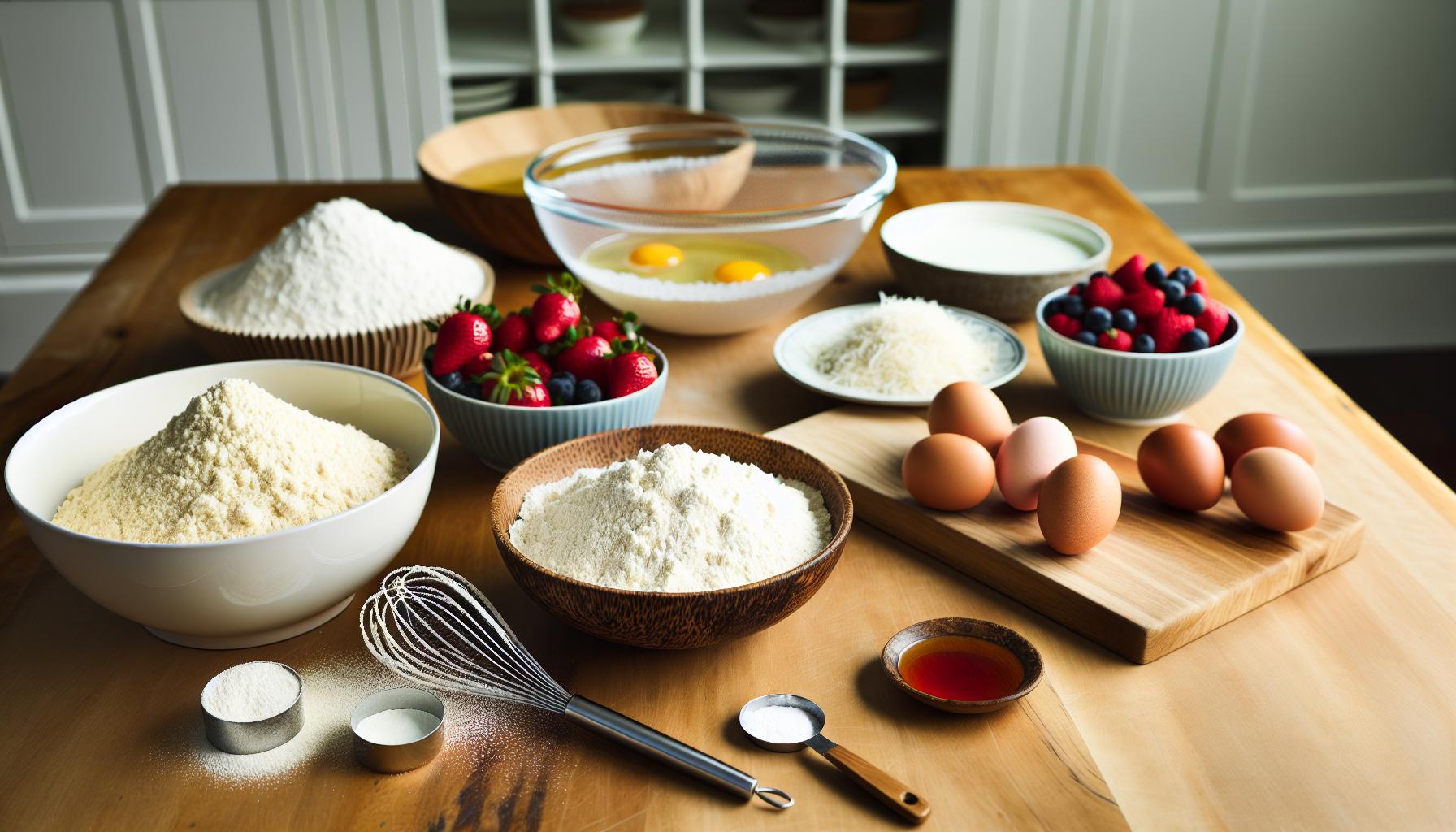Bezlepkové ingredience pro dokonalý dort