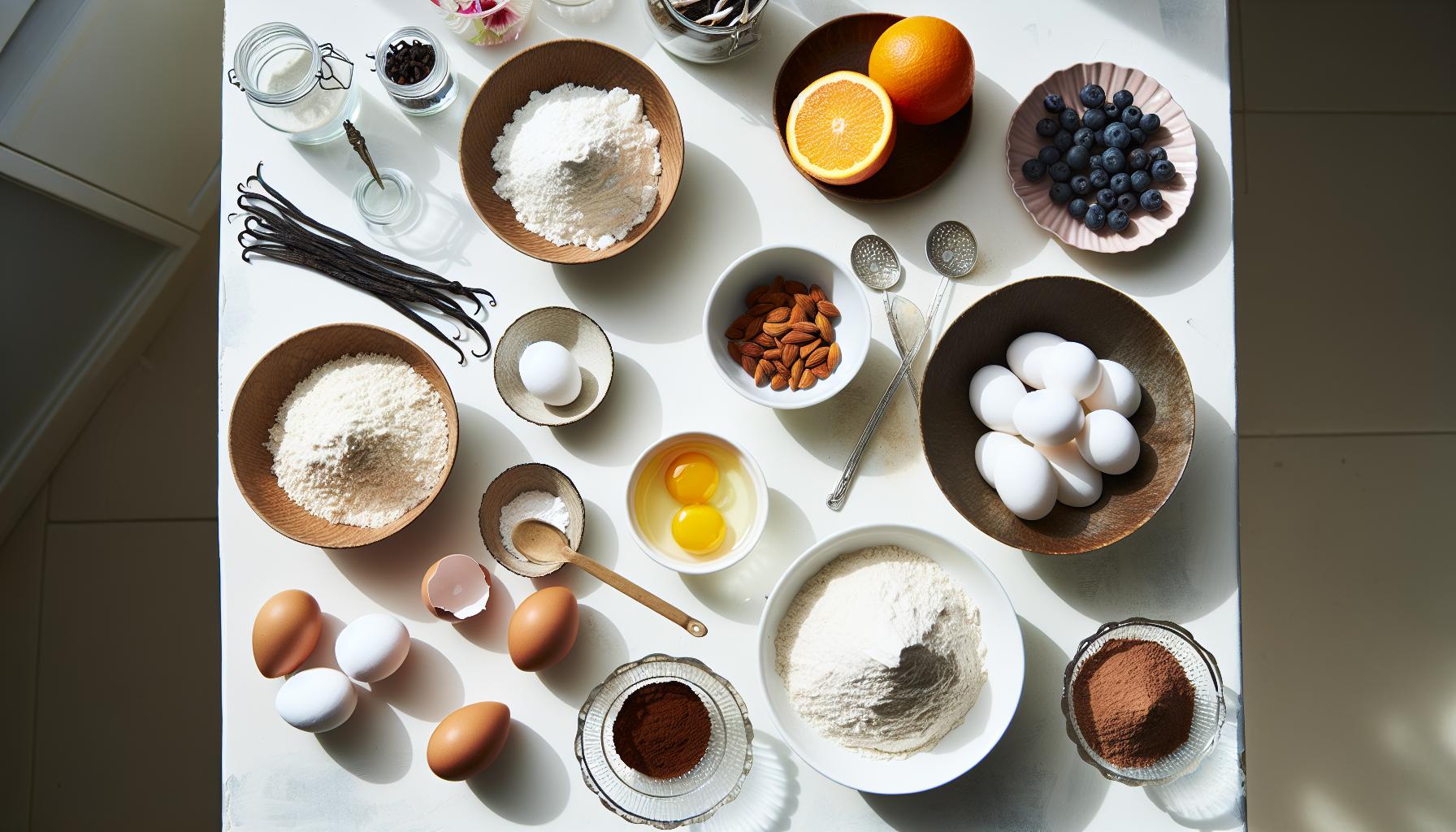 Bezlepkové ingredience pro svatební dorty