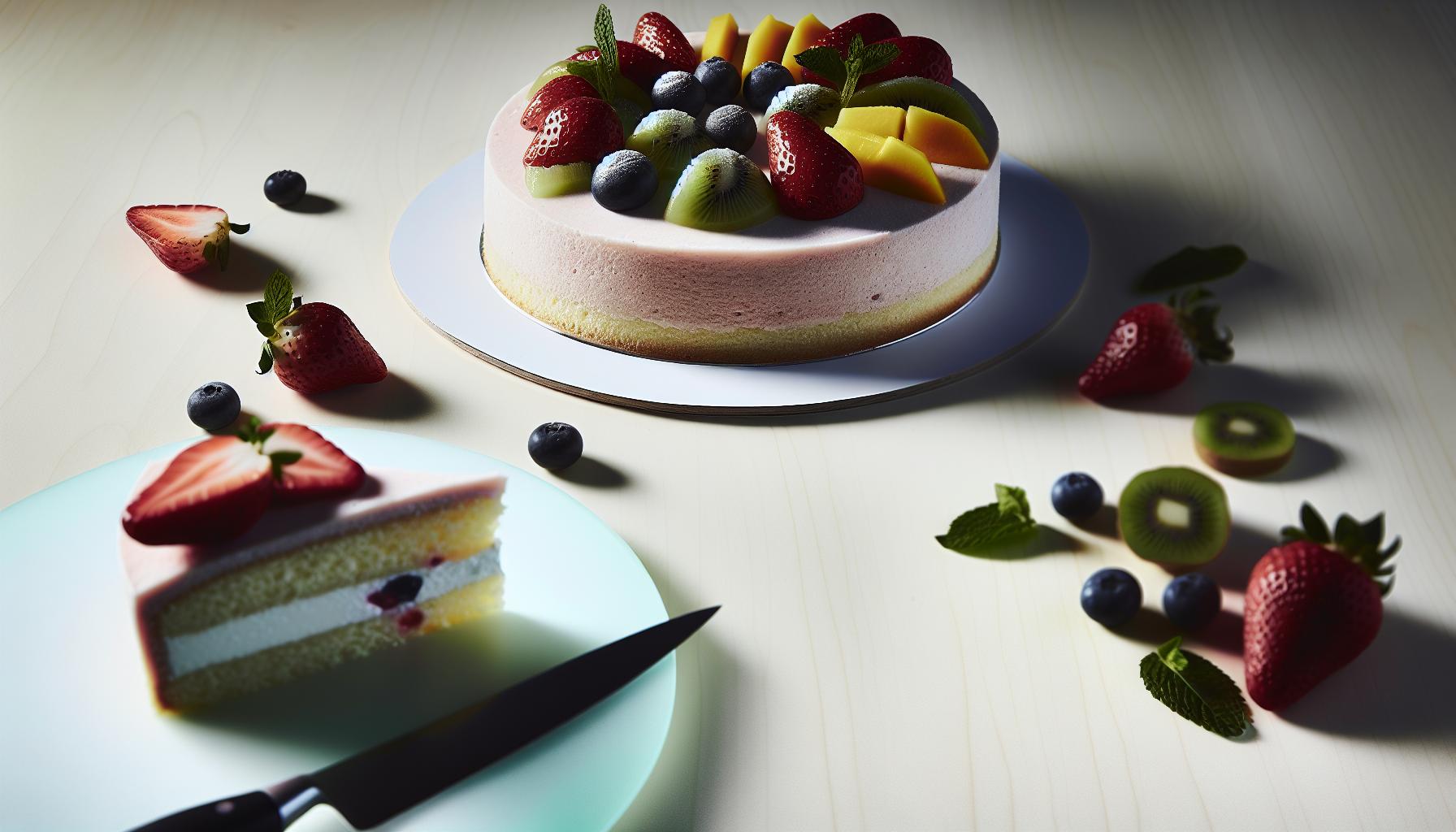 Ovocný nepečený dort: Ideální letní pochoutka