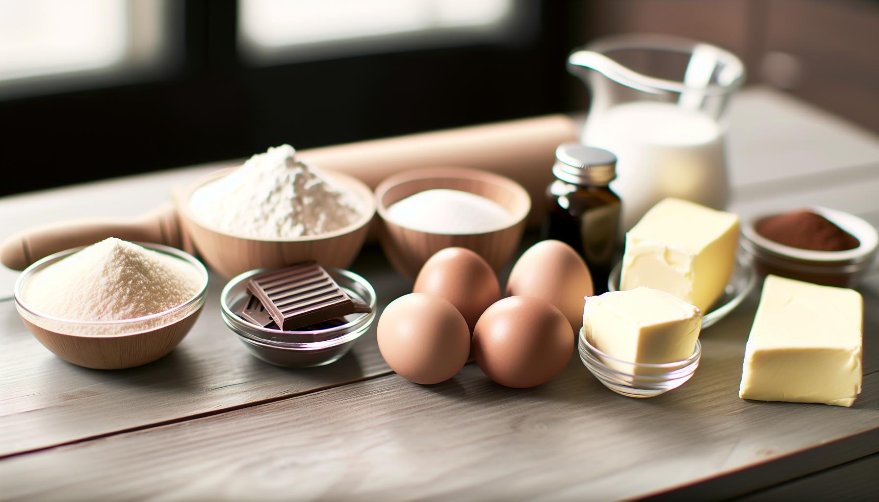 Hlavní Ingredience pro Dokonale Sladký Dort