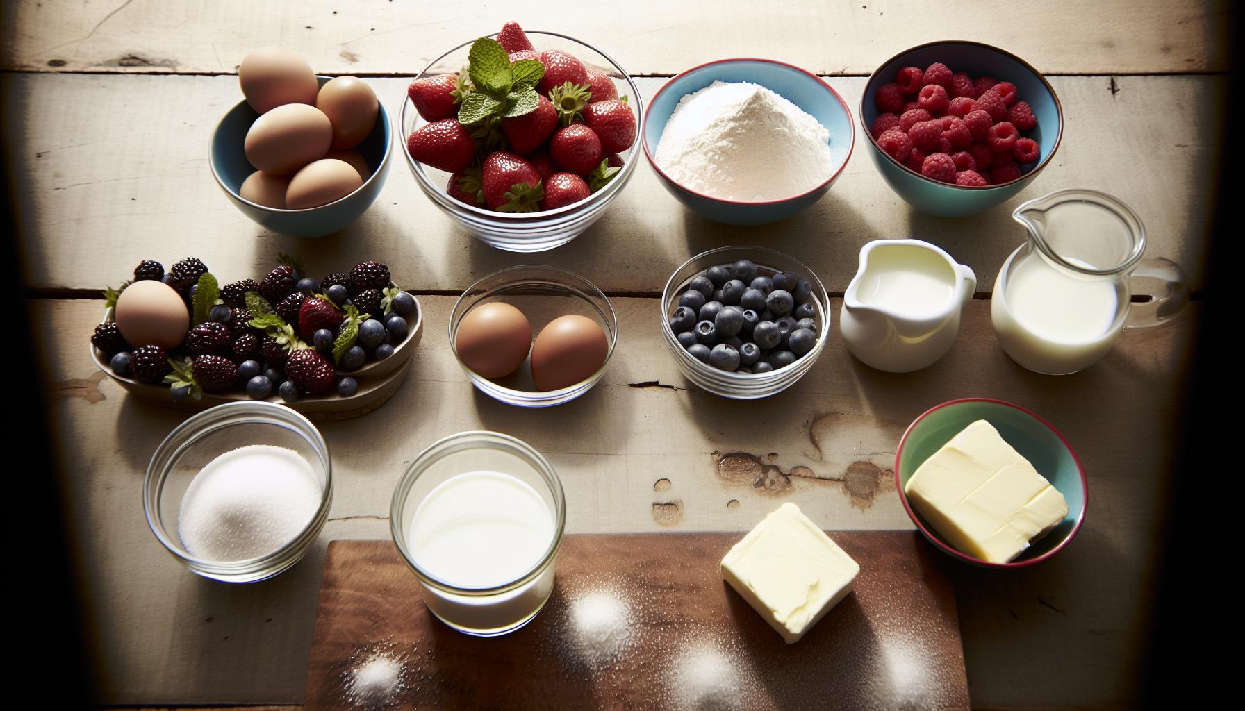 Ingredience pro dokonalý letní koláč