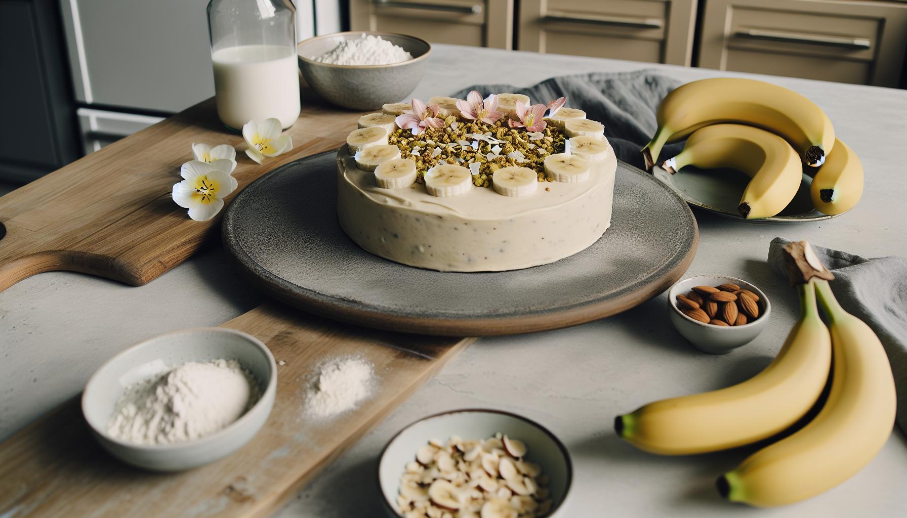 Ingredience pro Raw Banánový Dort Bez Pšenice