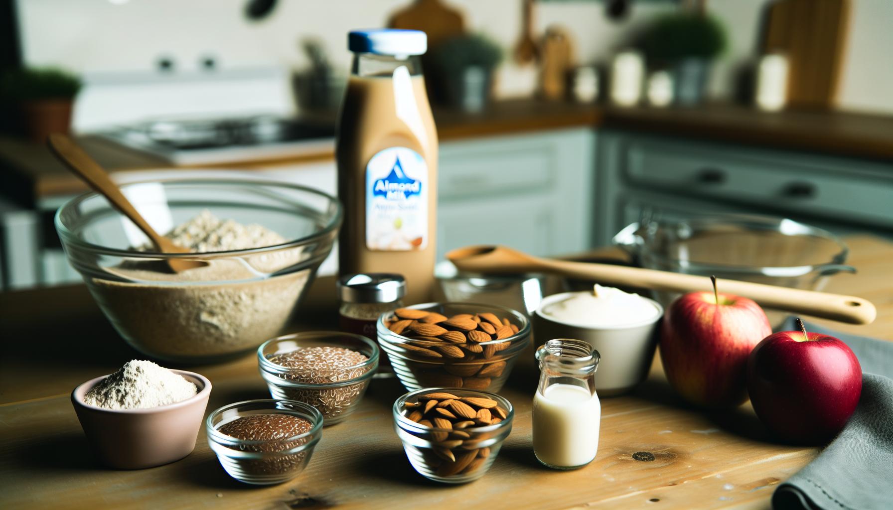 Ingredience pro snadný vegan dort