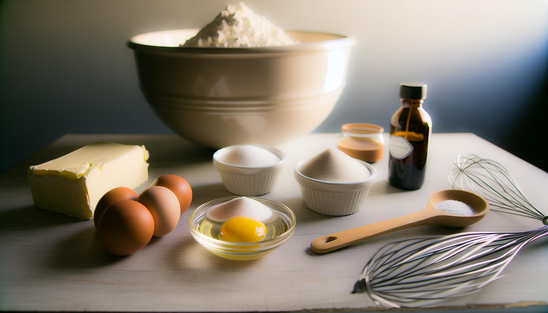 Jaké ingredience potřebujete na dort?