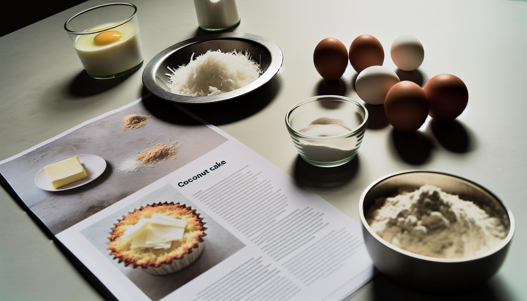 Jaké ingredience potřebujete pro kokosový dort?