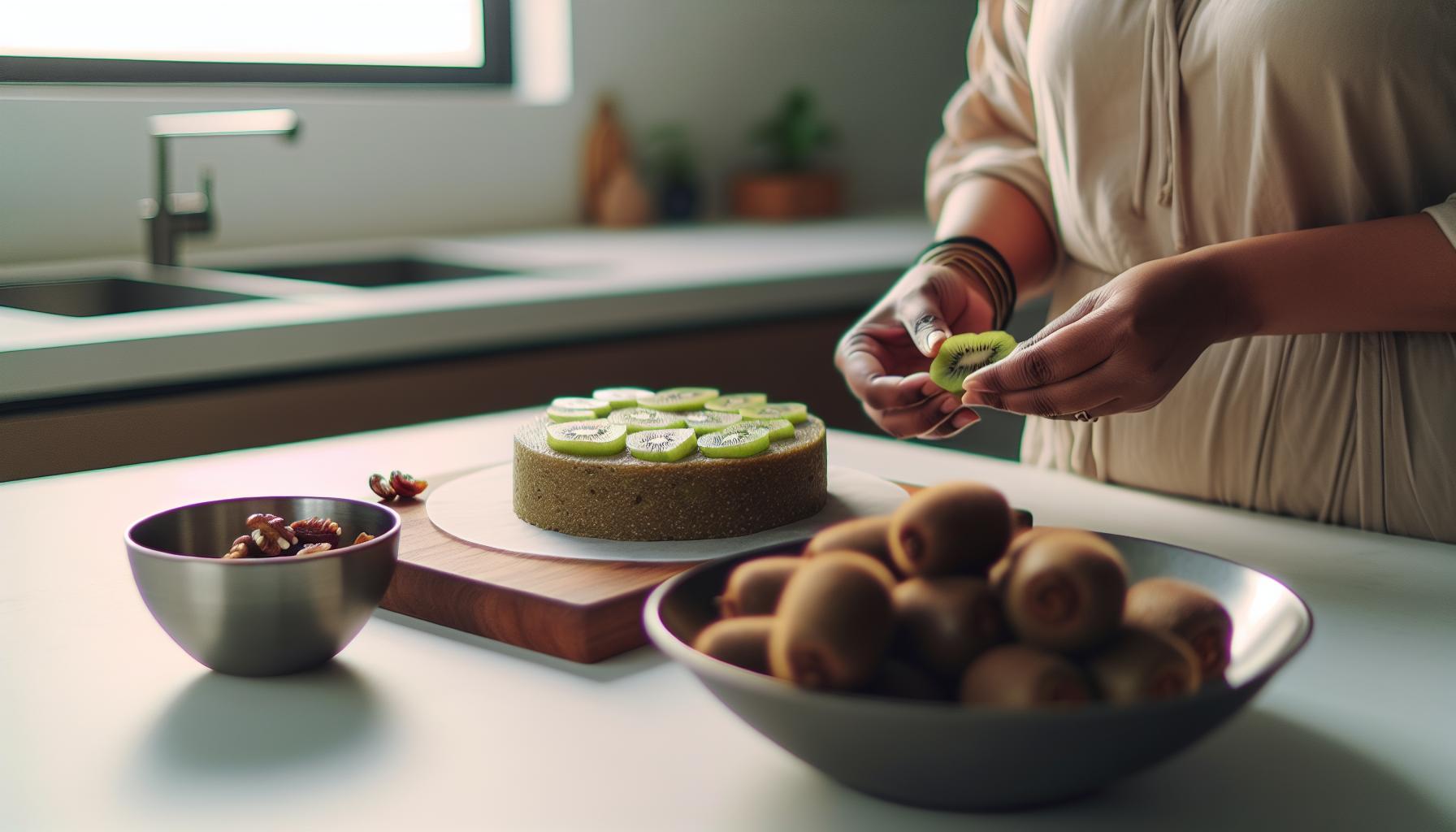 Jak připravit lahodný raw dort z kiwi