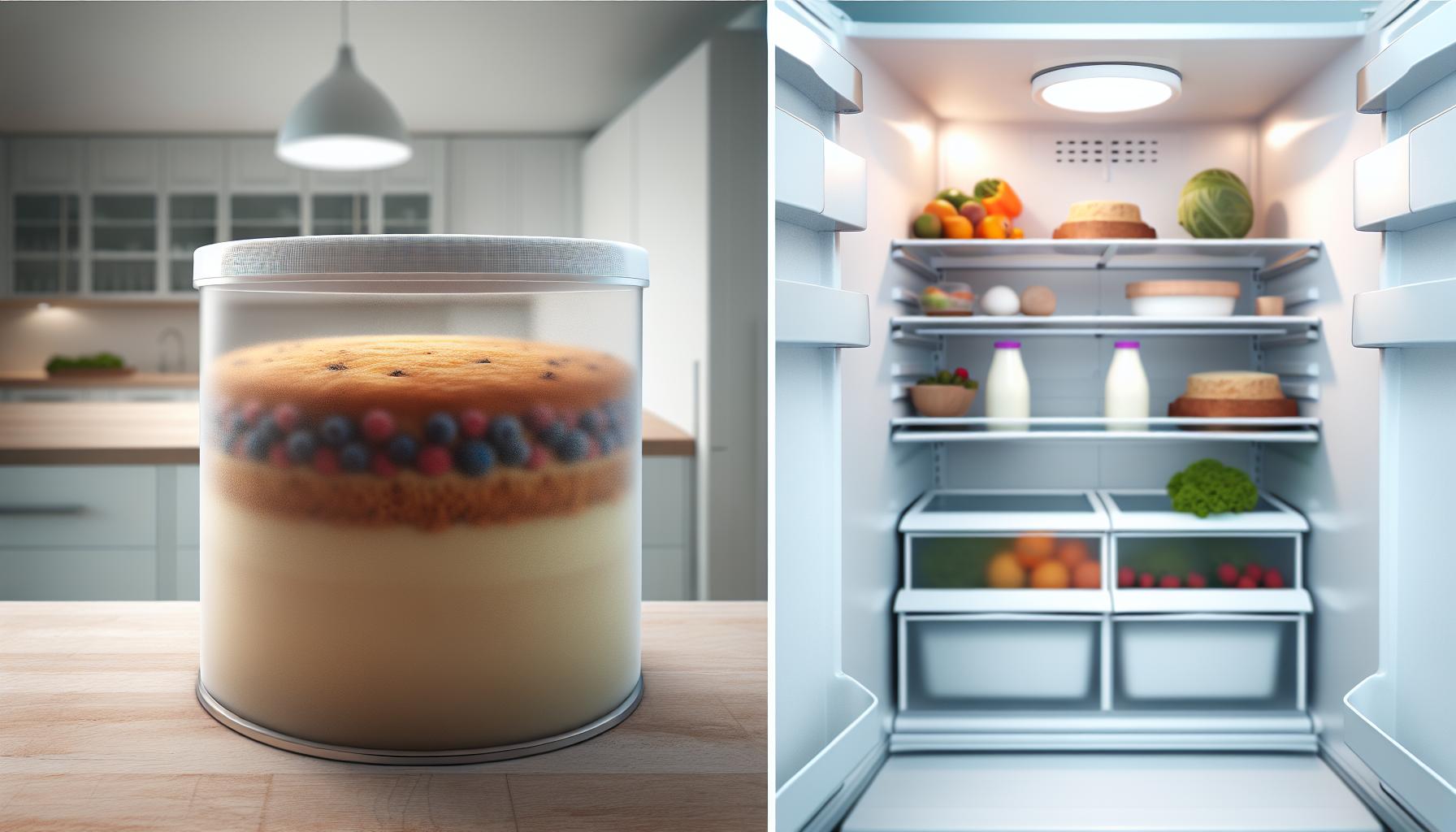 Jak správně skladovat nepečený dort