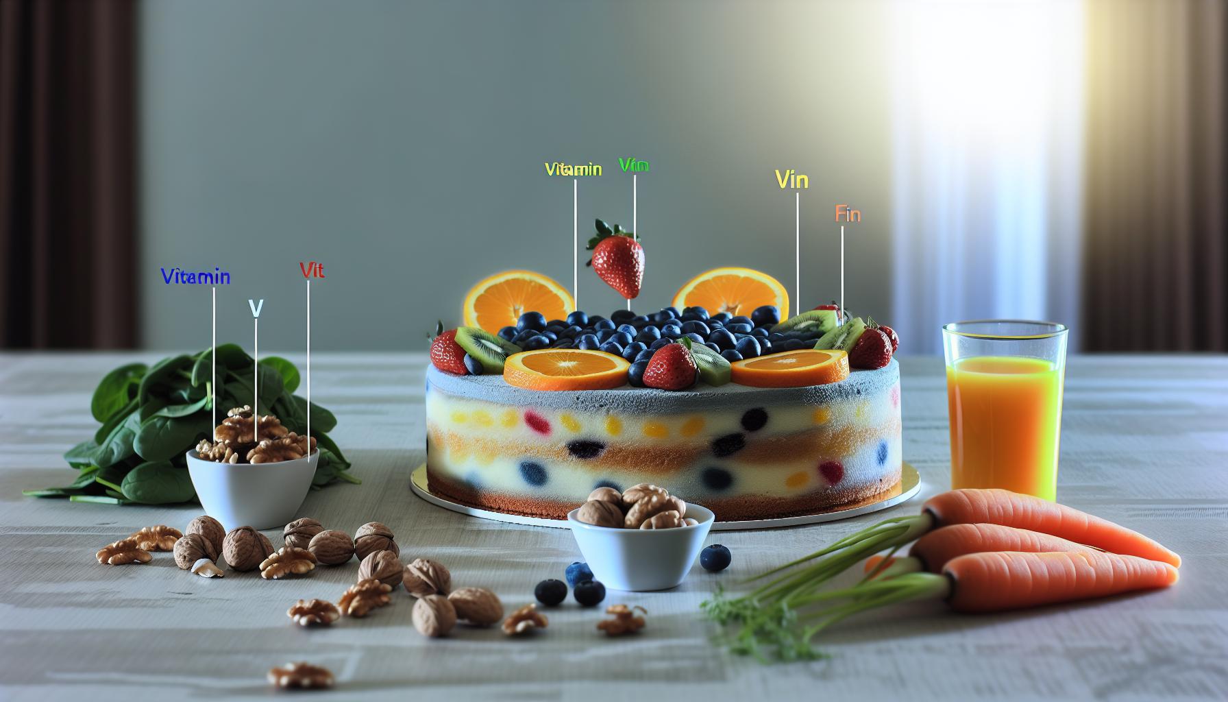 Jaké vitamíny obsahuje zdravý dort?