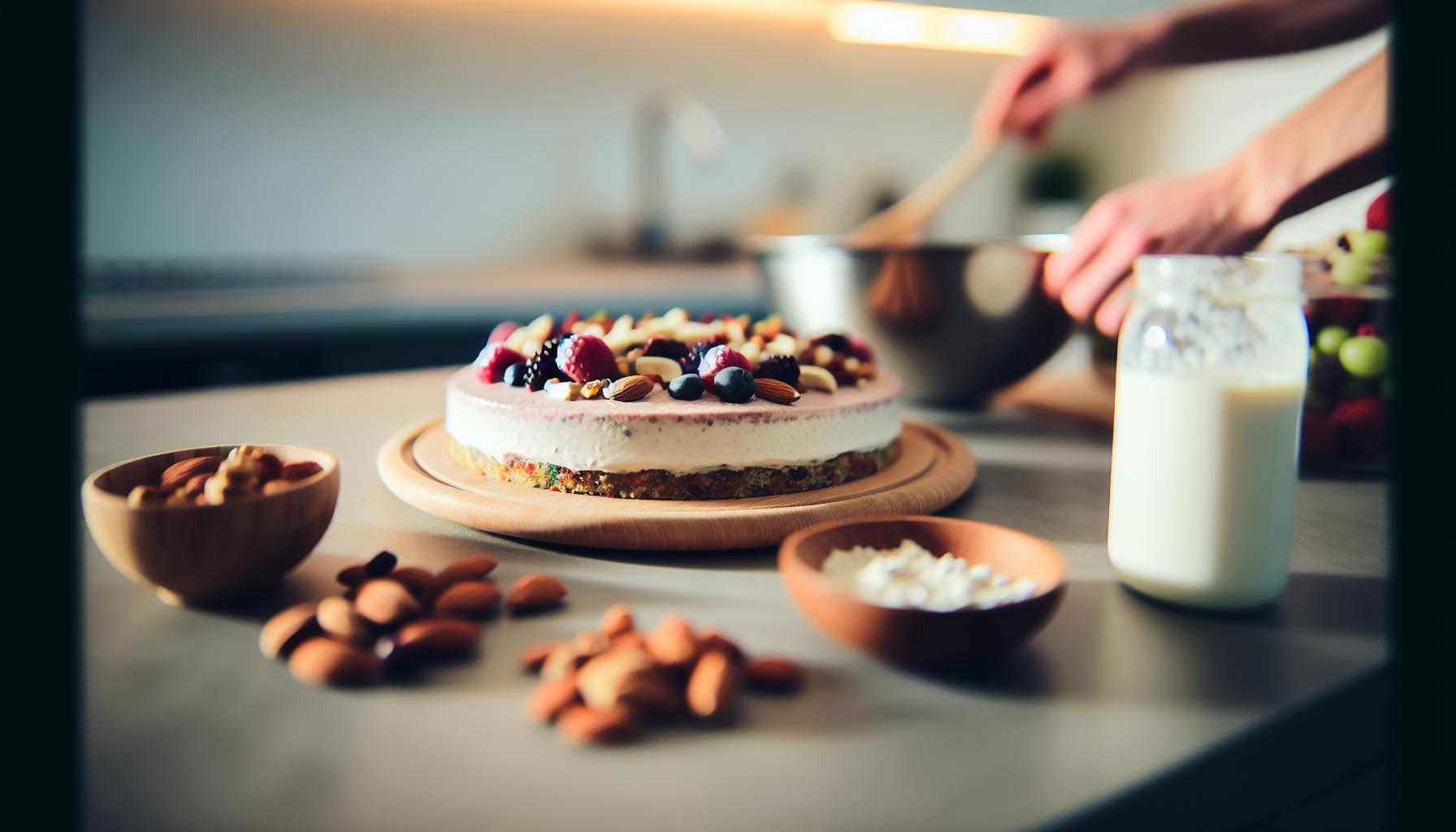Jak vytvořit lahodný nepečený veganský dort