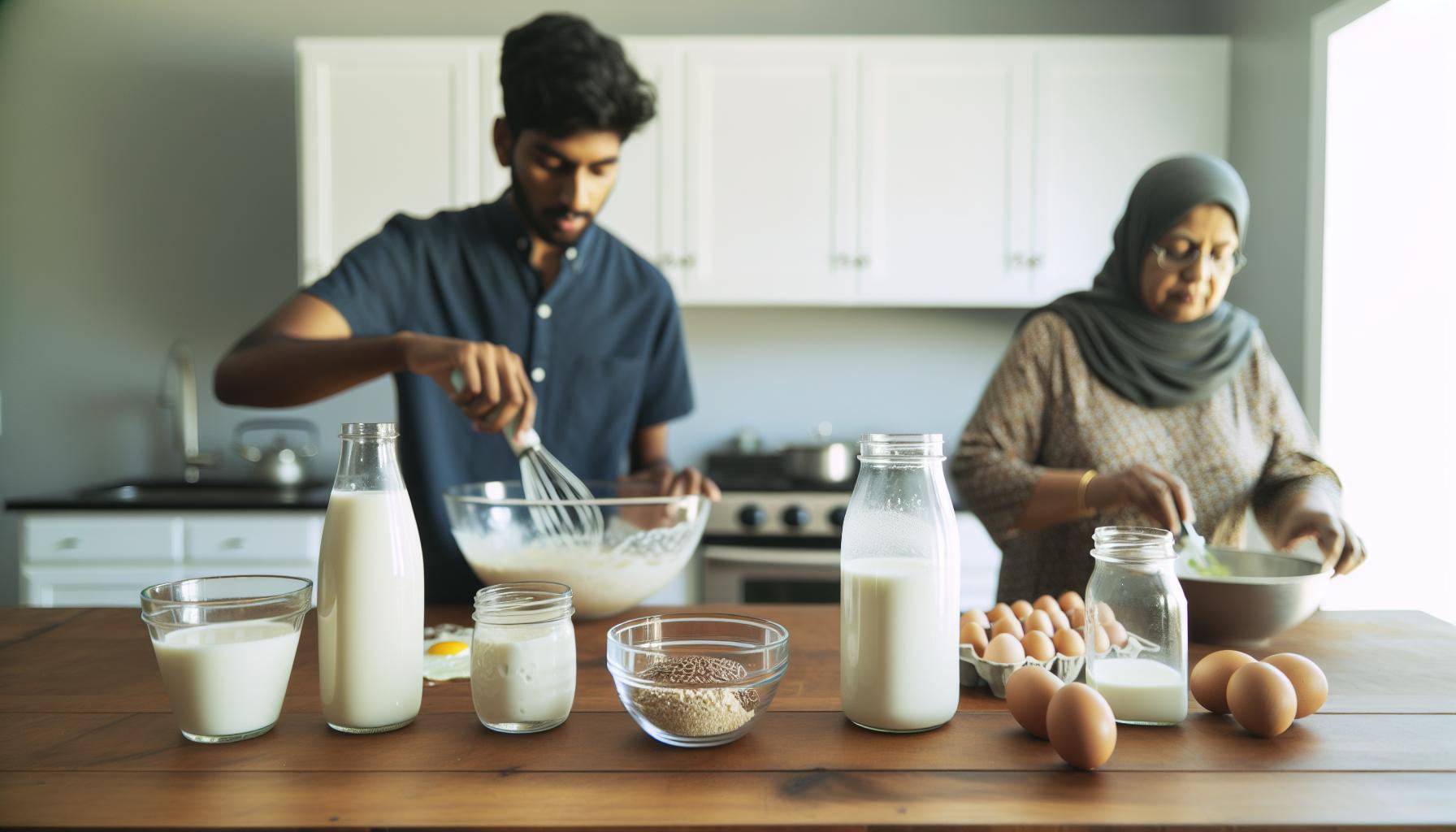 Jednoduchý způsob, jak nahradit mléko a vejce