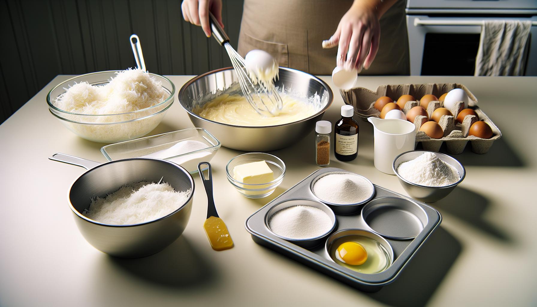 Krok za krokem: Příprava kokosového dortu