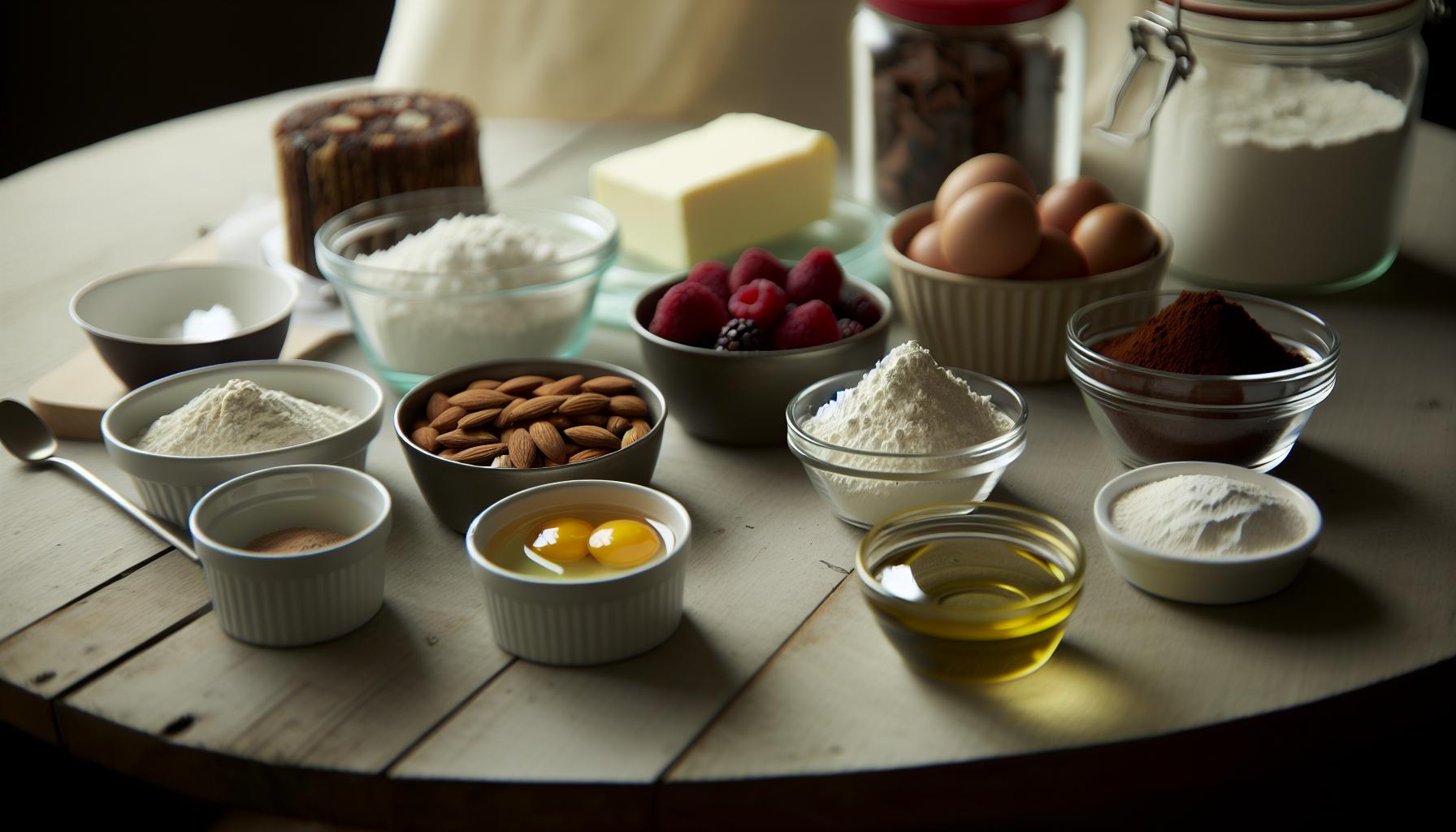 Nejlepší suroviny pro bezlepkový dort