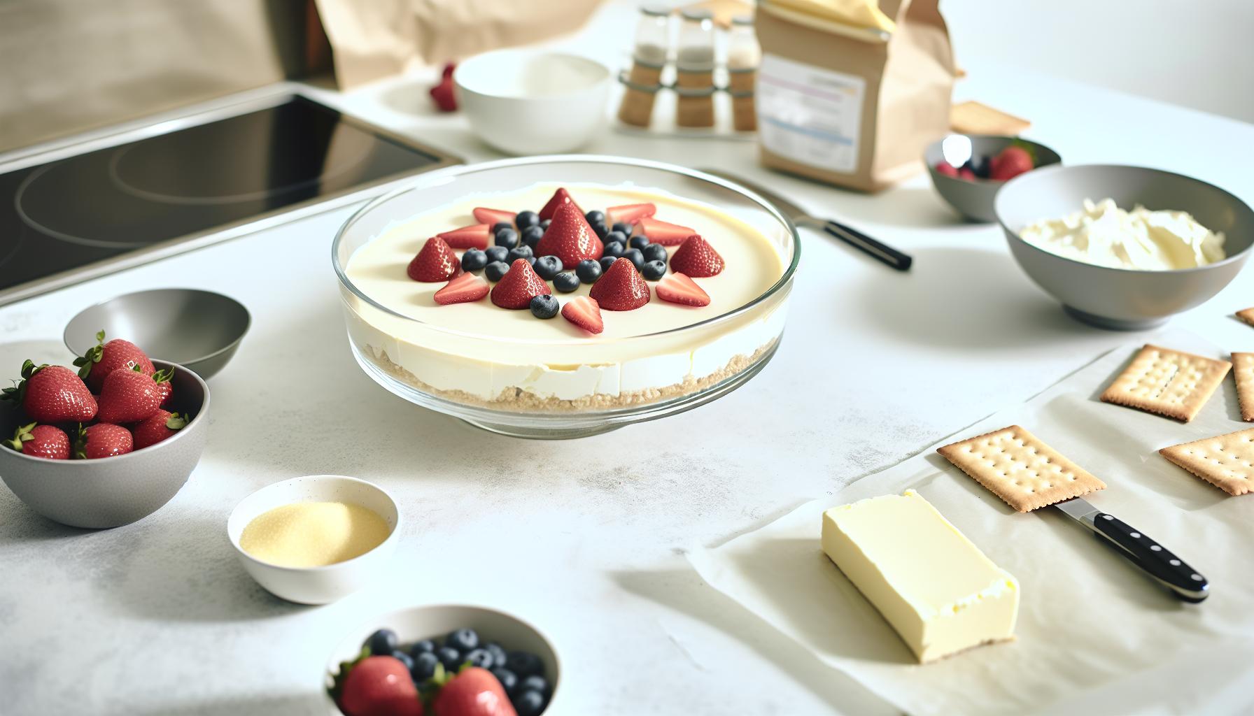 Nepečený dort s tvarohem: Klíčové ingredience a tipy