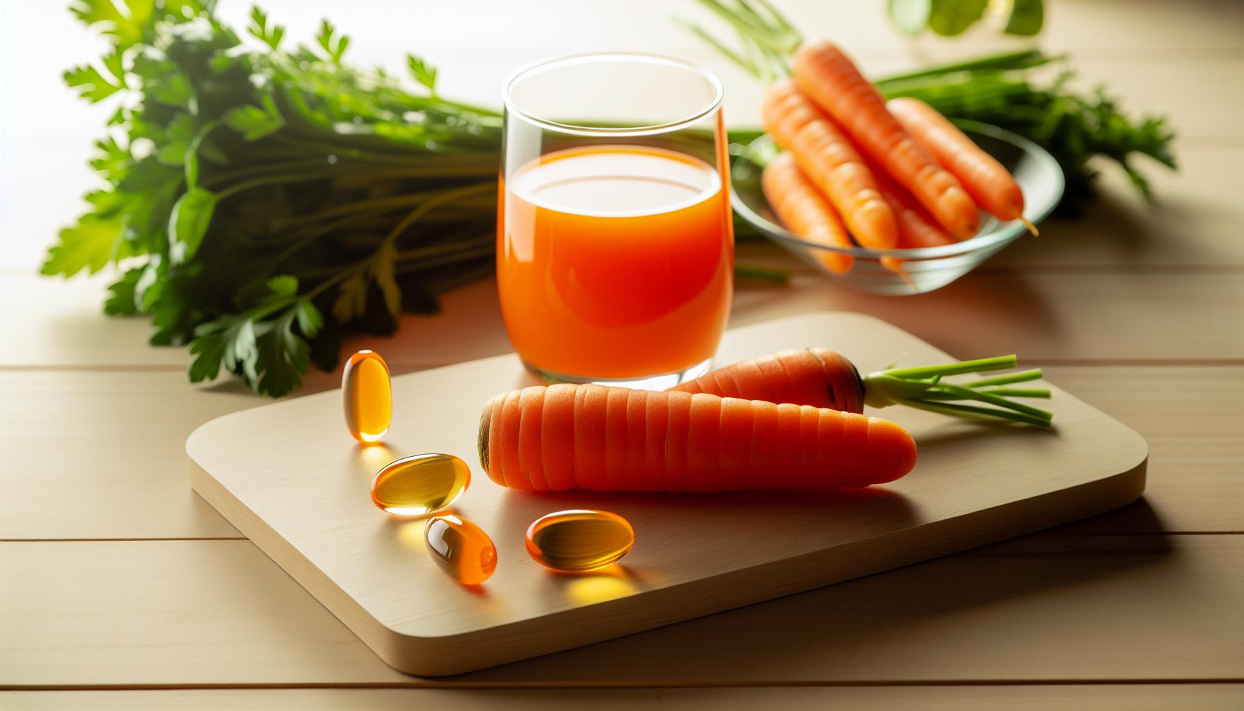 Přínosy mrkve: Vitamíny a antioxidanty