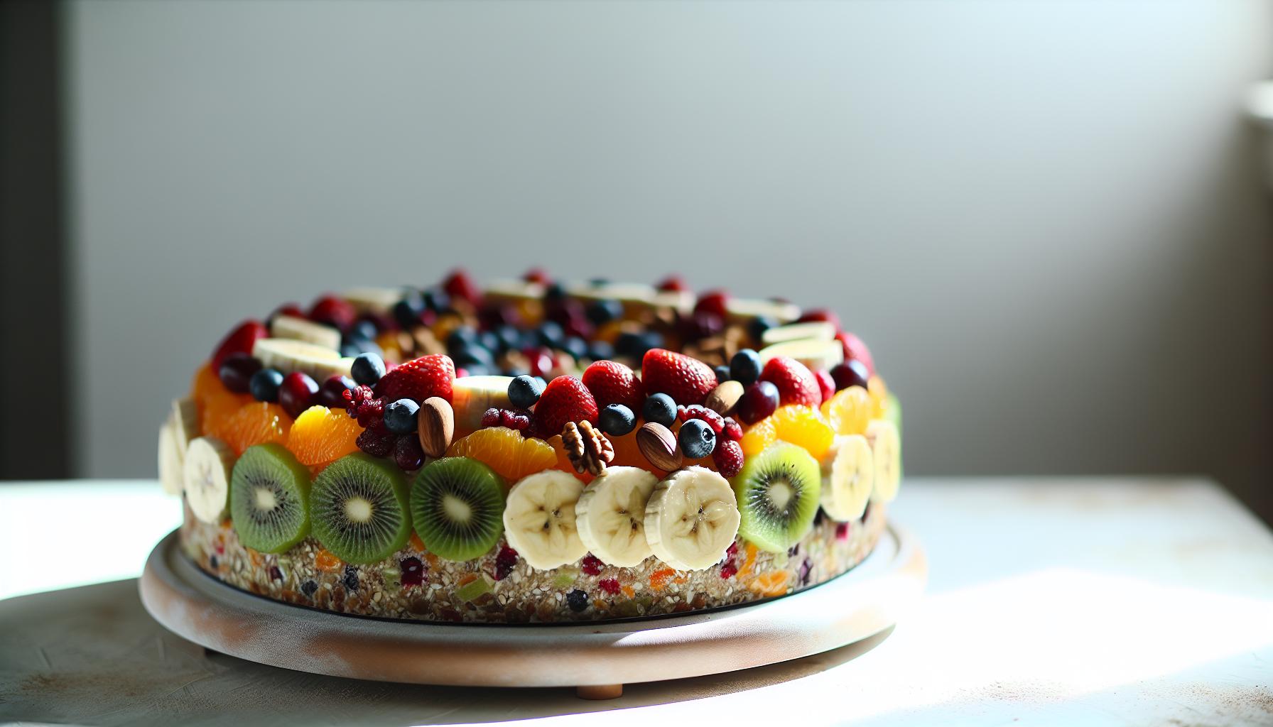 Raw ovocný dort: Nepečený Koláč Plný Vitamínů​