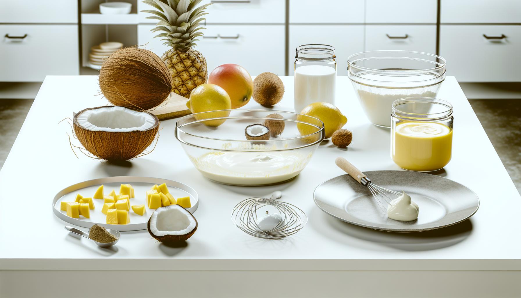 Recept na tropický krém: krok za krokem