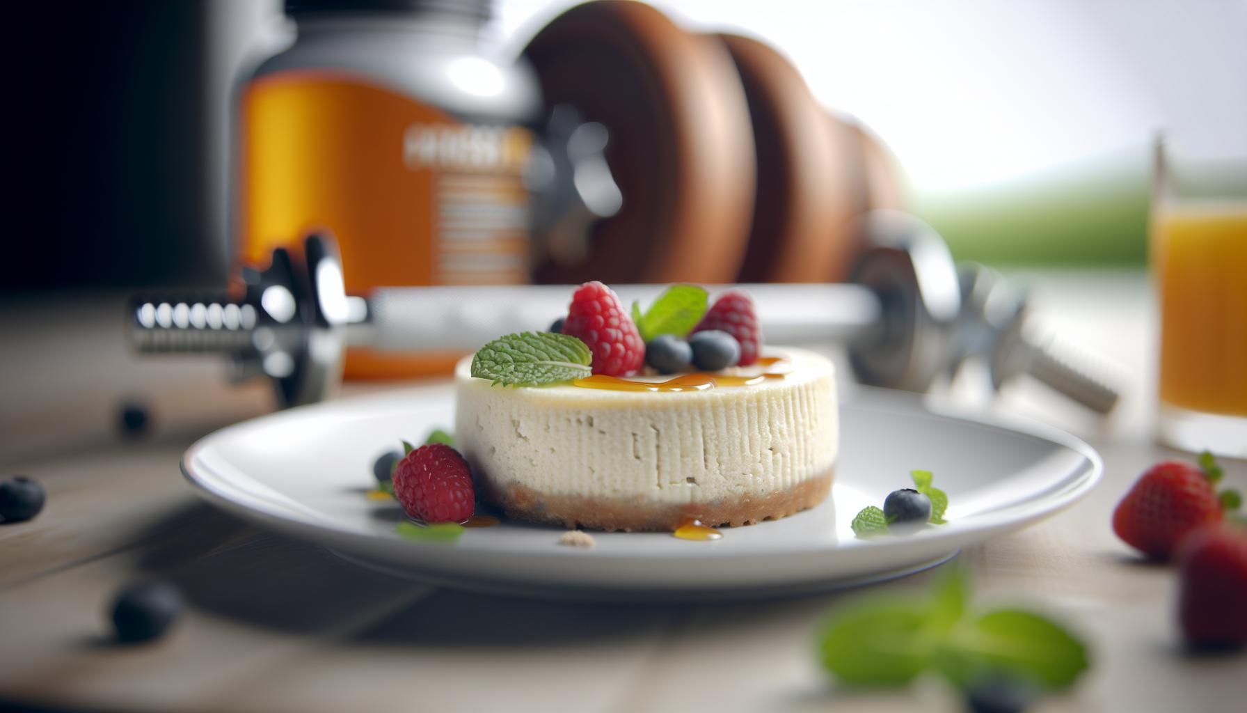 Fitness tvarohový dort bez mouky recept: bílkovinová bomba​