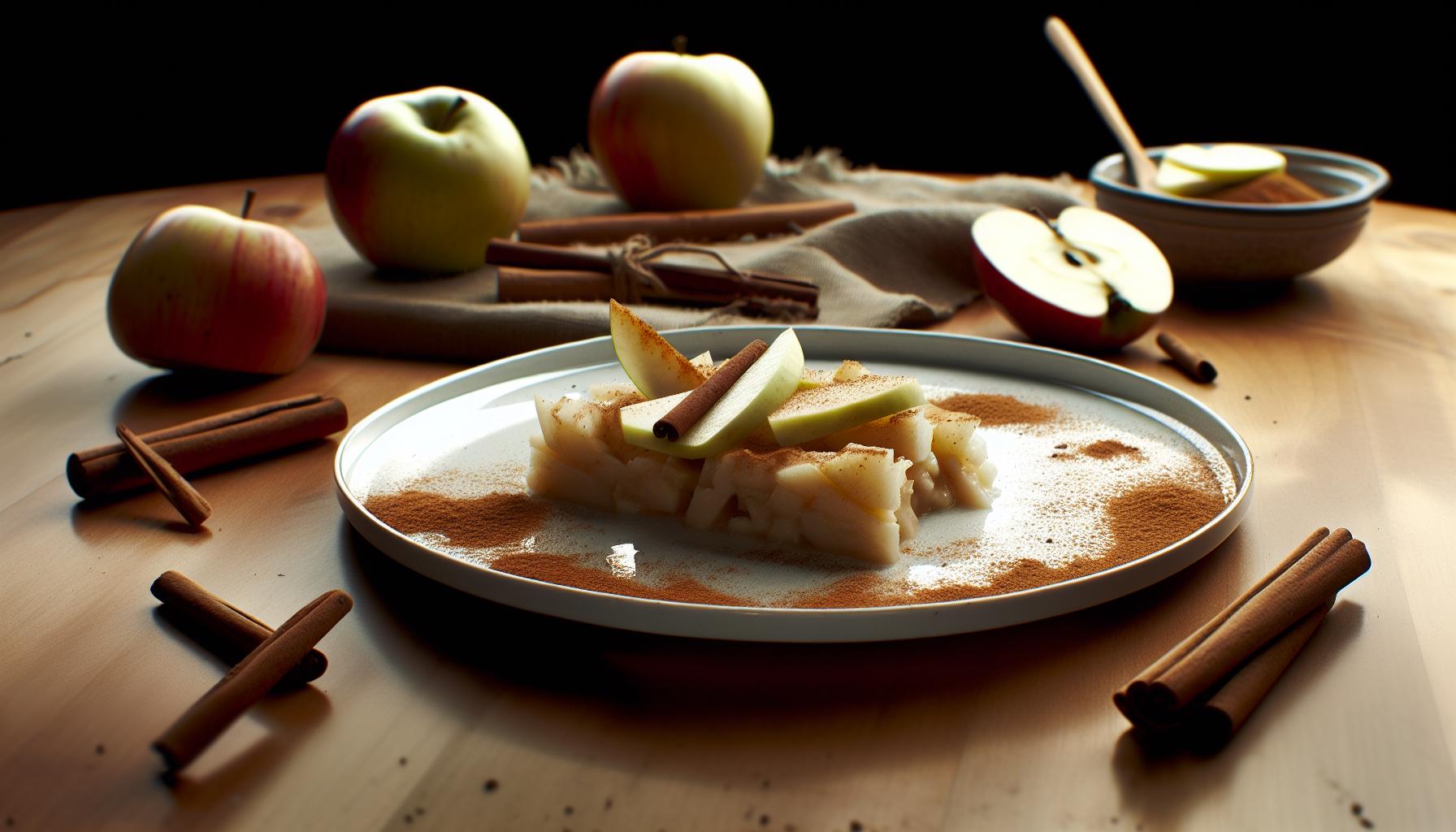 Jablečný dort raw recept: skořicový dezert bez trouby​