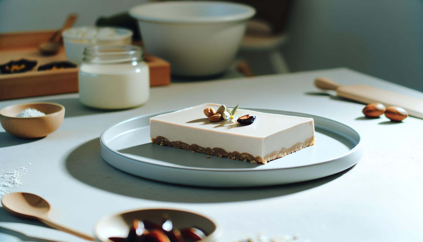 Nepečený dort vegan: Jemný Krémový Řez Bez Pečení​