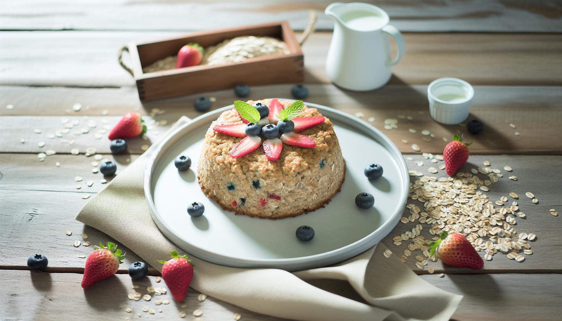 Ovesný dort zdravý: Snídaňový Koláč Bez Výčitek 1 Ovesný dort zdravý: Snídaňový Koláč Bez Výčitek