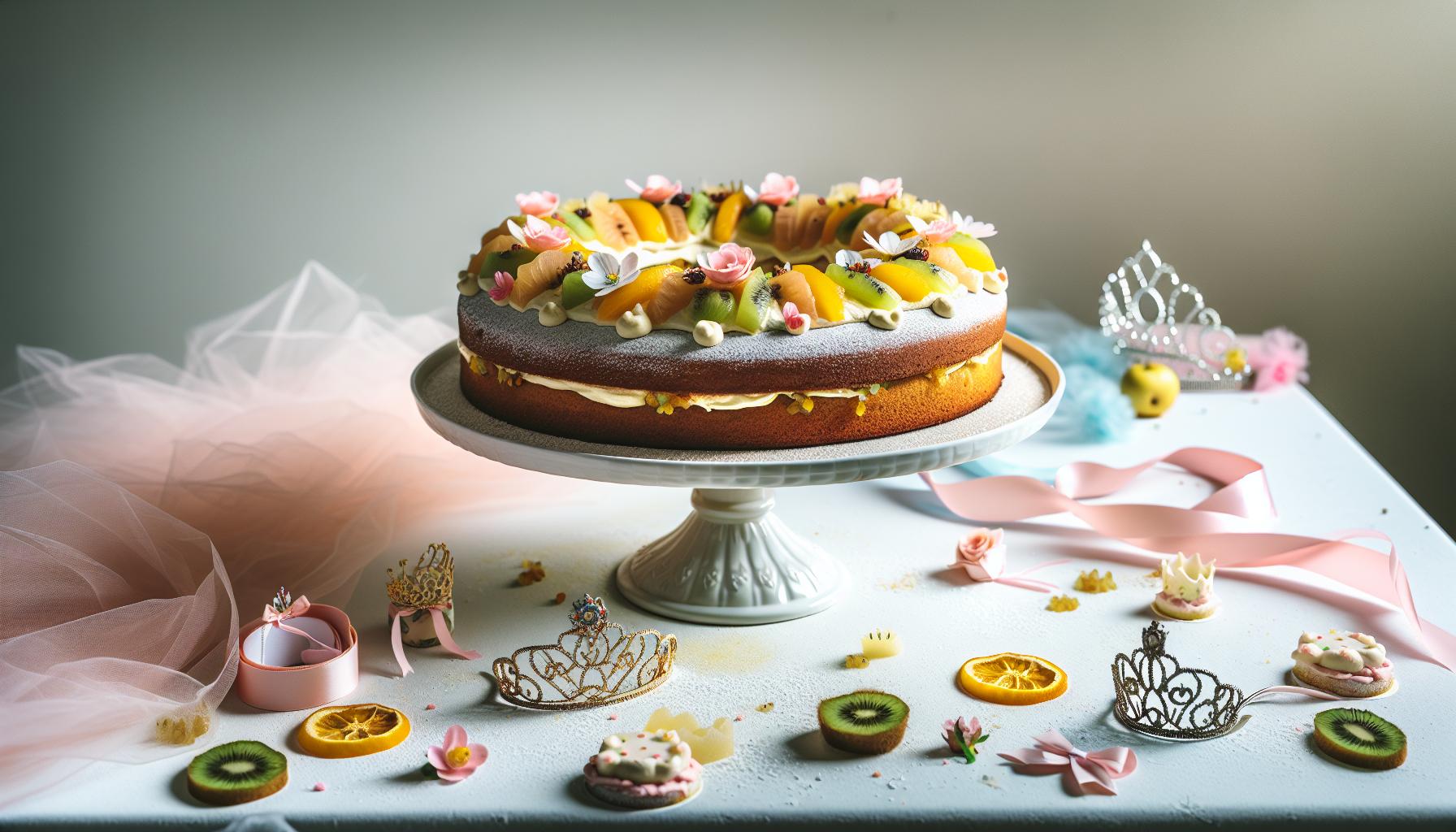 Princezna dort vegan: Zdravý Pohádkový Dort Pro Malé Královny​