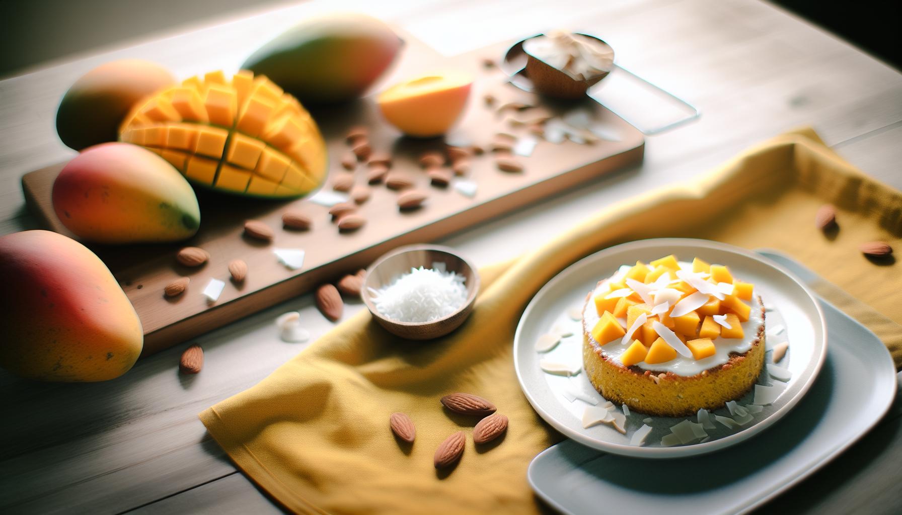 Raw mango dort recept snadný: tropický dort za pár minut​