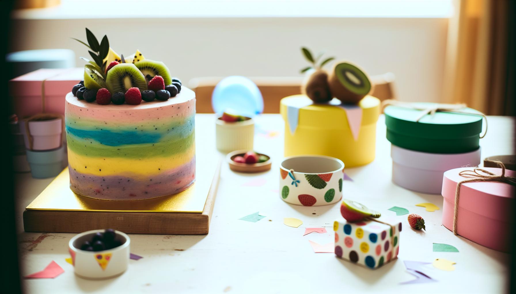 Vegan Dětský Dort: Barevný Narozeninový Hit Bez Alergenů​