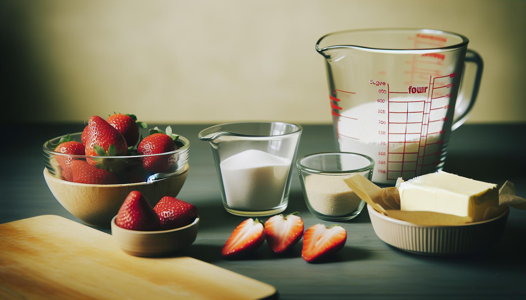 Suroviny Na Lahodný Jahodový Dort