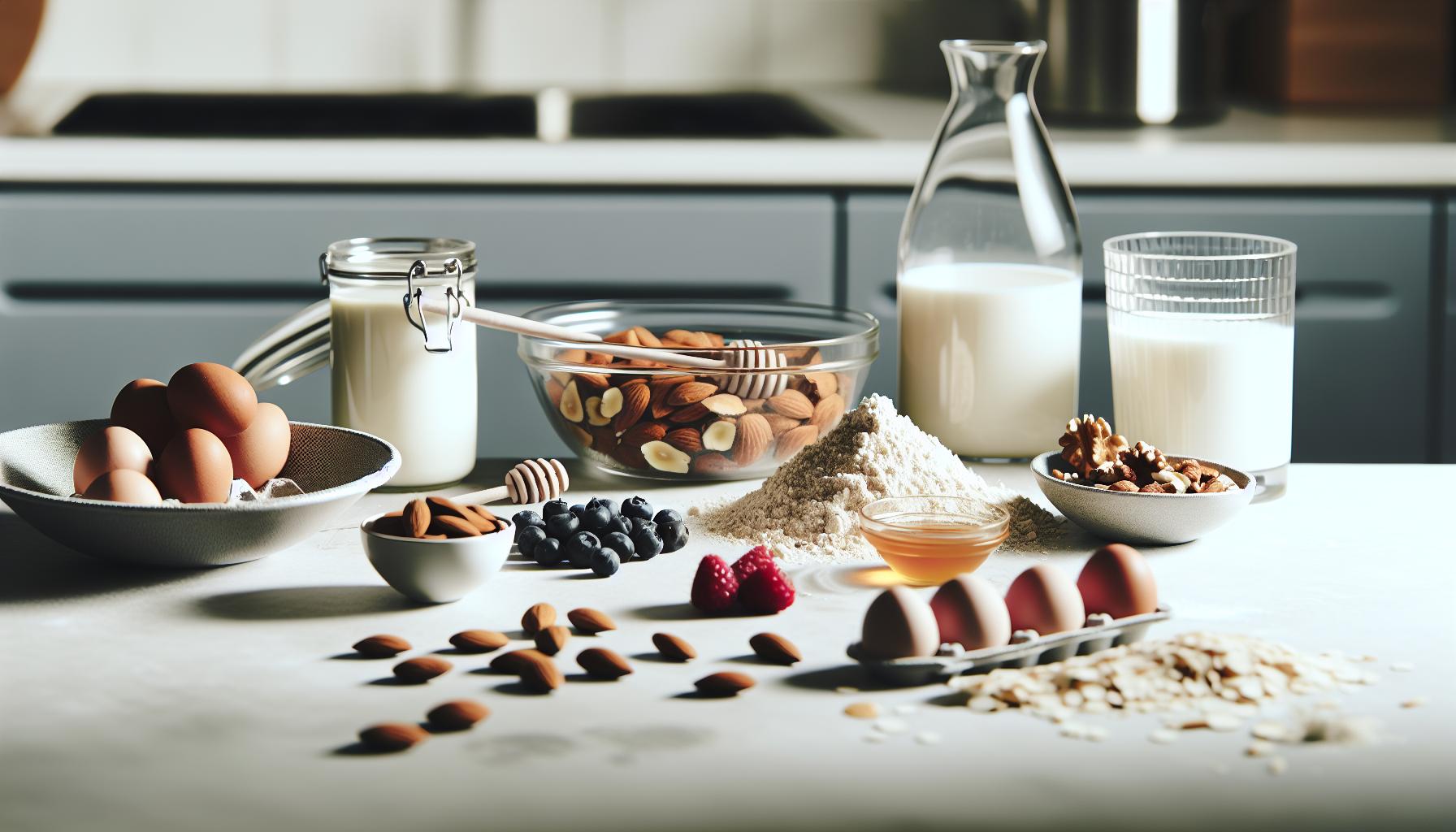 Suroviny pro Zdravou Variantu Dortu