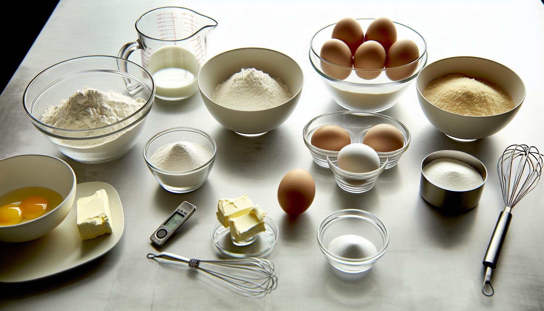 Všechny Klíčové Ingredience Pro Nadýchaný Piškot