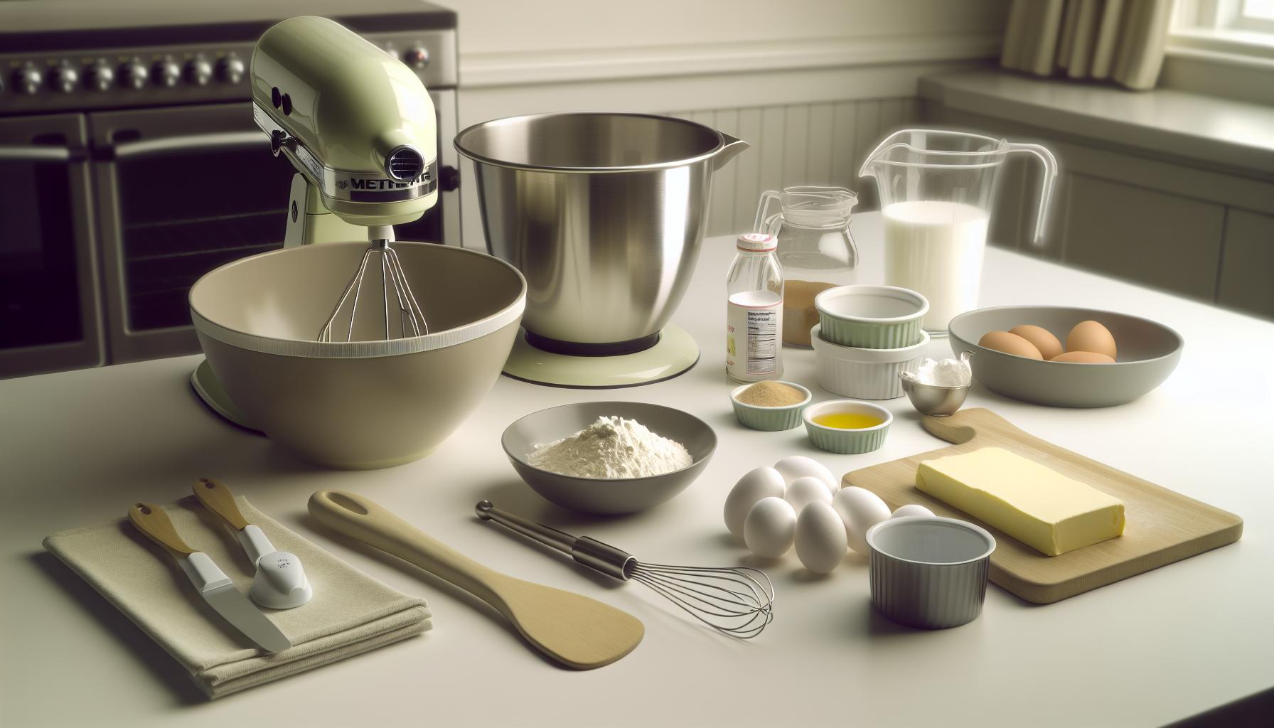 Vybavení a ingredience pro úspěšný dort