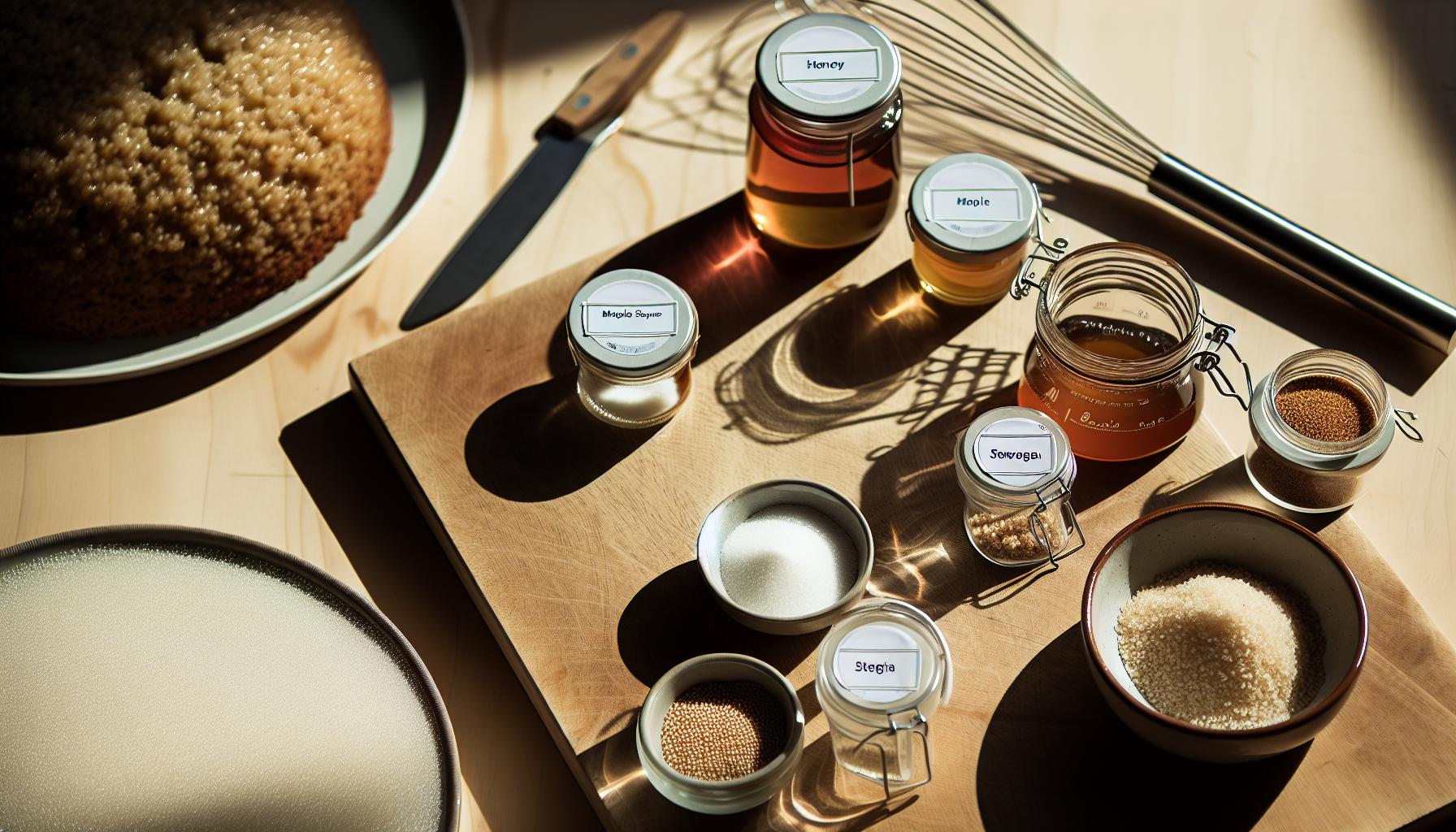 Zdravé alternativy sladidel pro jahlový dort