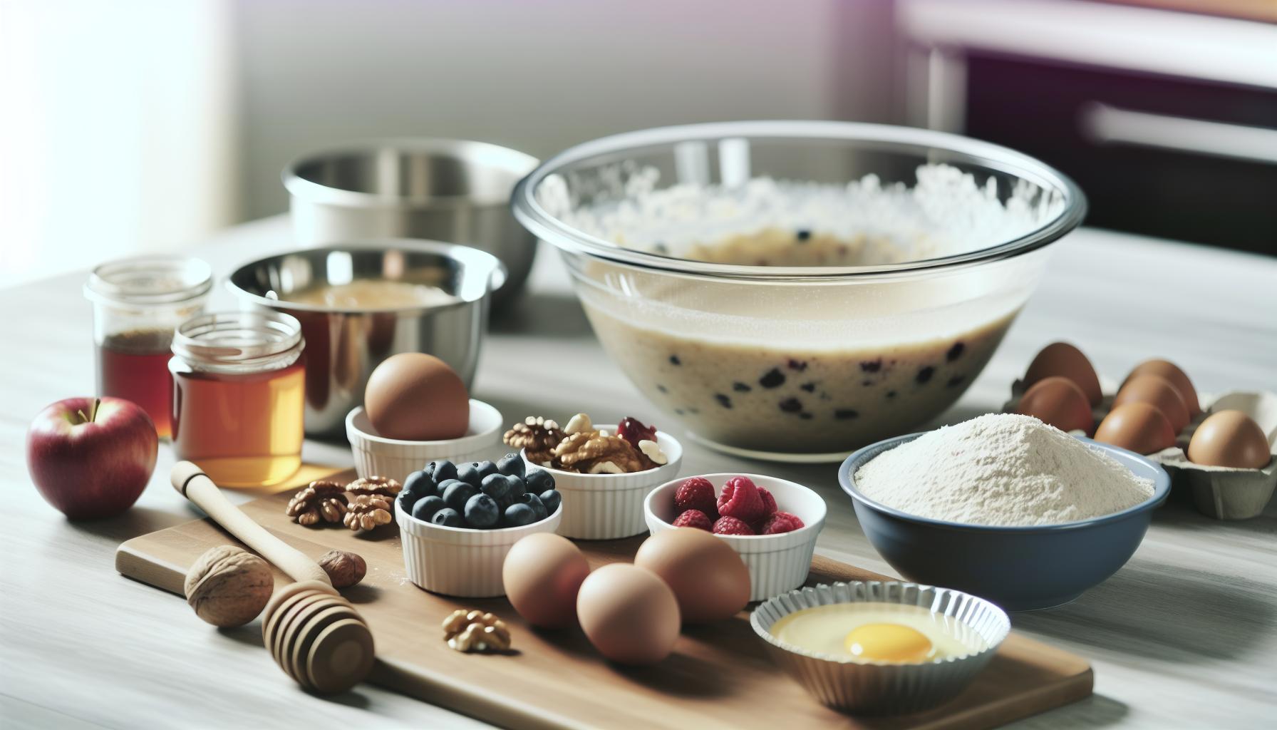 Zdravé ingredience pro šťavnatý koláč