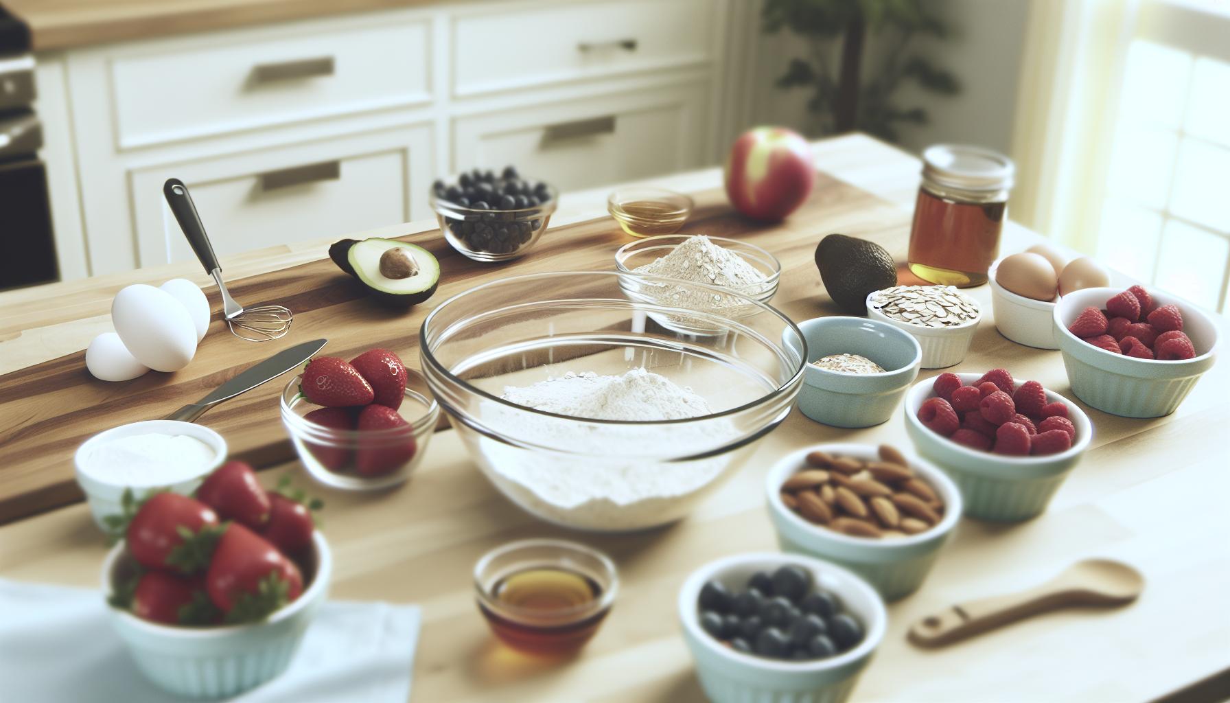 Zdravé ingredience pro dokonalý dort