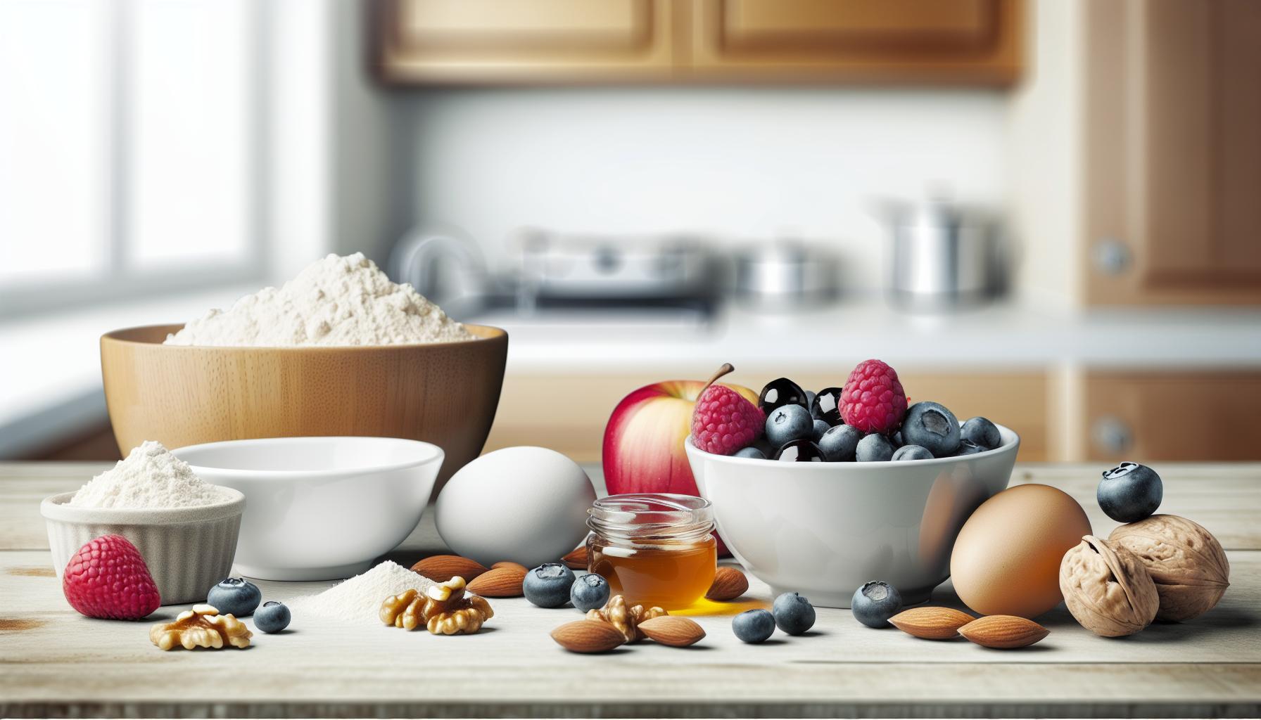 Zdravé ingredience pro váš dort