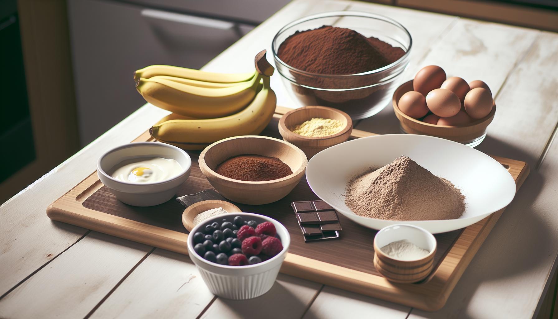 Zdravé ingredience pro Krtkův dort