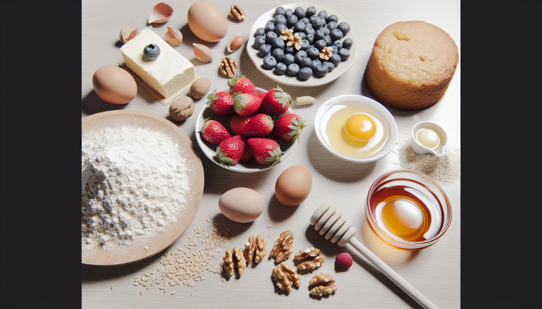 Zdravé ingredience pro lahodné dorty