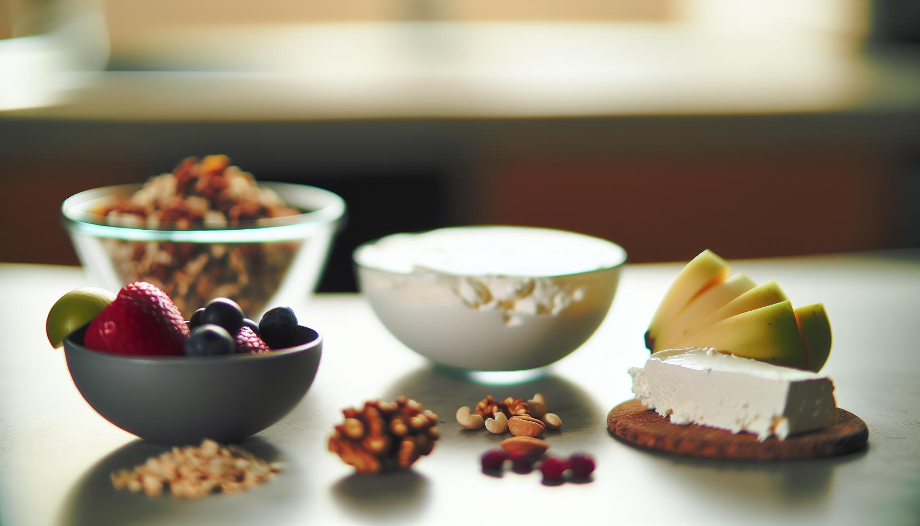 Zdravé ingredience pro tvarohový dort