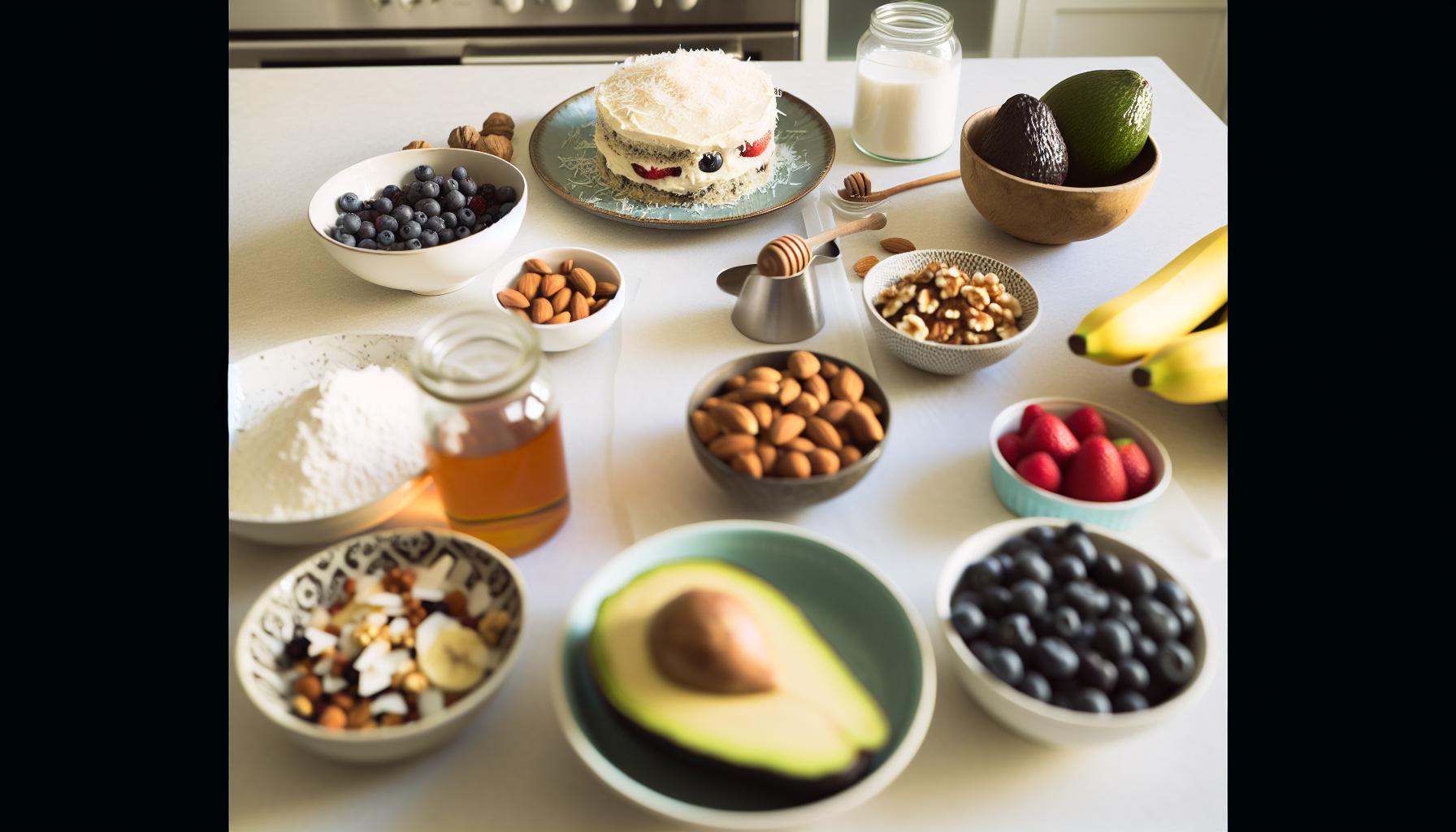 Zdravé suroviny pro studené dorty