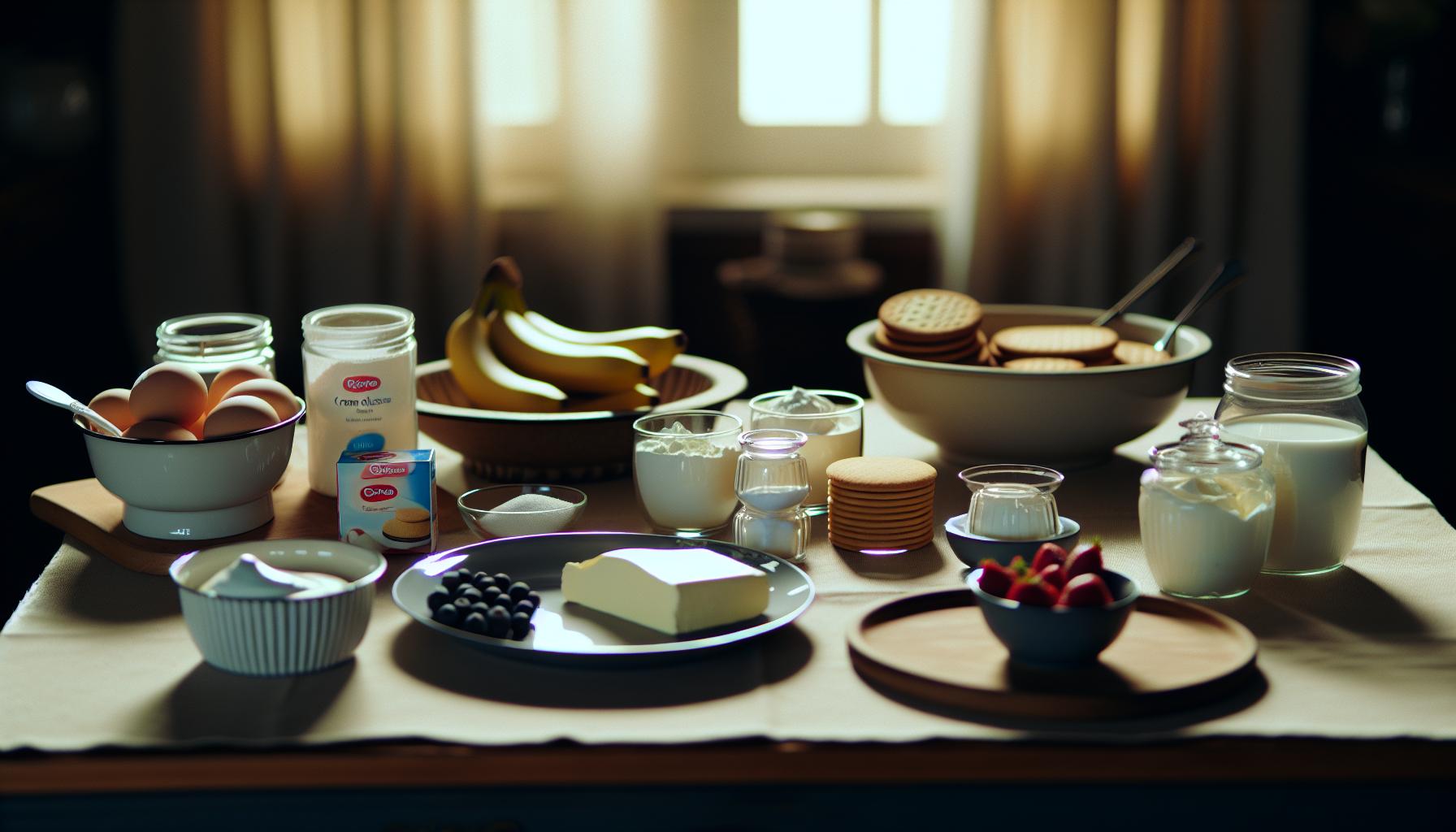 Základní ingredience pro nepečené dorty